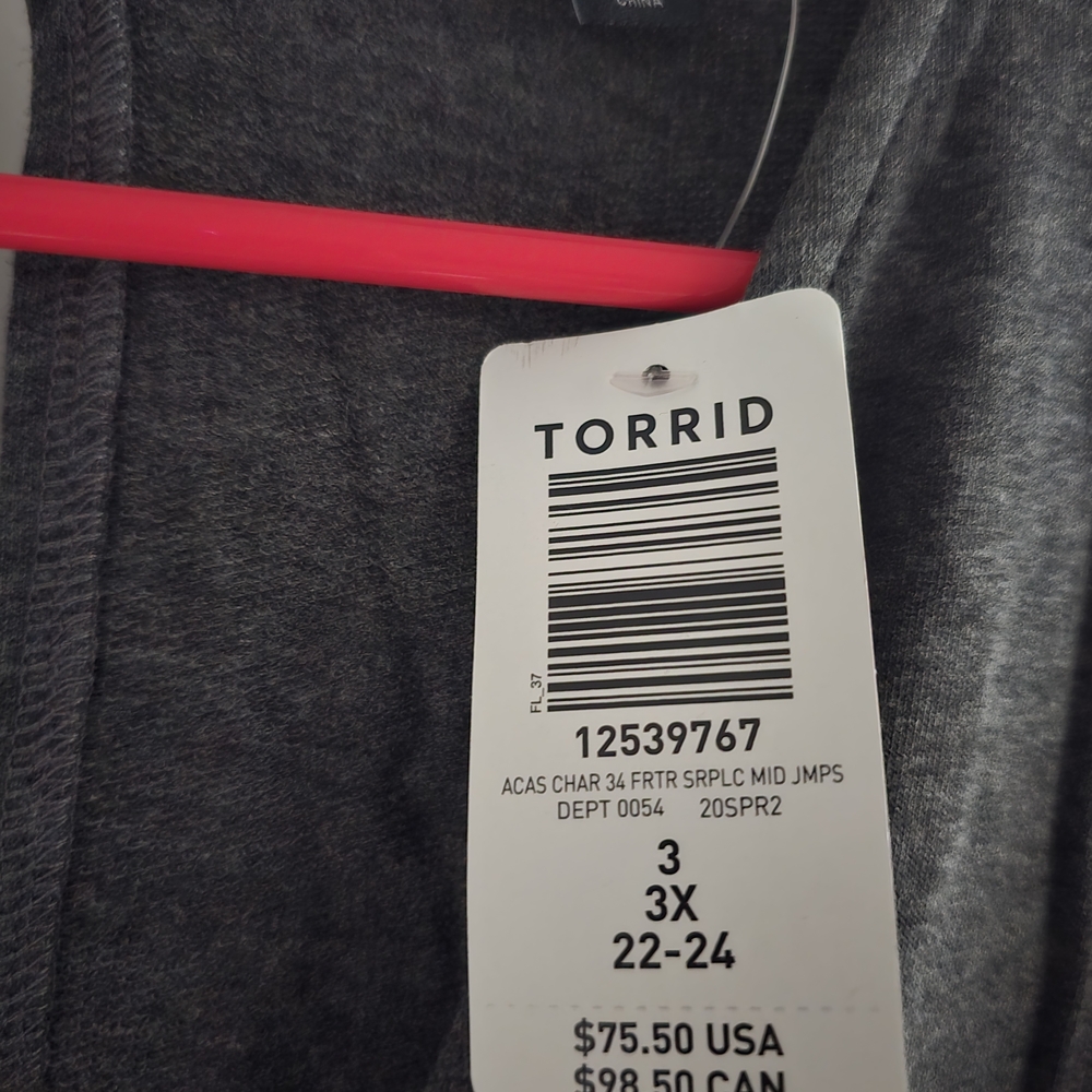 Torrid Gray Romper